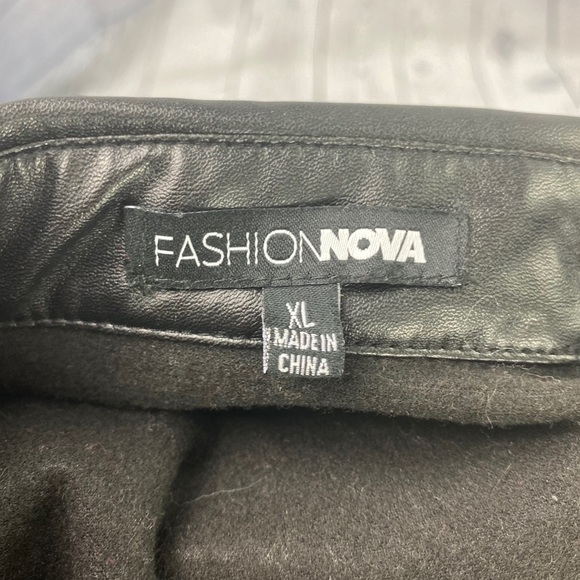 Fashion Nova faux leather button dress - Picture 6 of 6